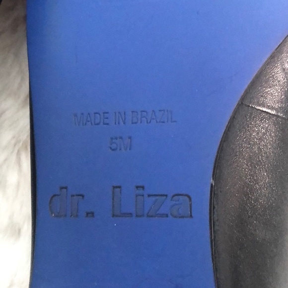 Size 5 iconic dr. Liza black leather flats. - Picture 10 of 12